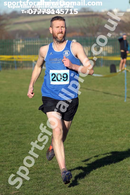 Senior mens 2020 Birtley Cross Country Relay, County Durham.  Photo: David T. Hewitson/Sports for All Pics